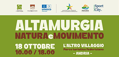 Locandina ALTAMURA NATURA E MOVEMENTO