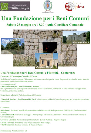 Una Fondazione x i Beni Comuni 
