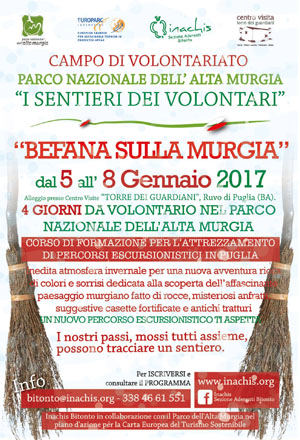 locandina Befana sulla Murgia 2017p 