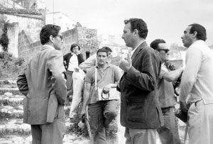 pasolini sul set 